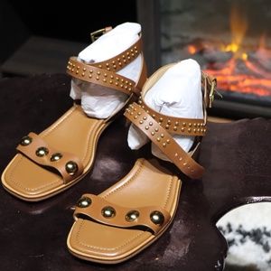 Michael Kors Garner Mid Leather Sandals